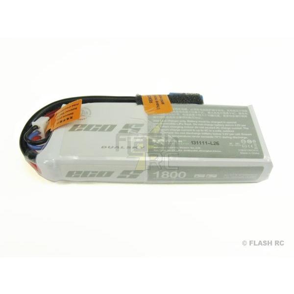 Batterie Dualsky, lipo 2S 7.4V 1800mAh 25C prise XT60 - XP18002ECO