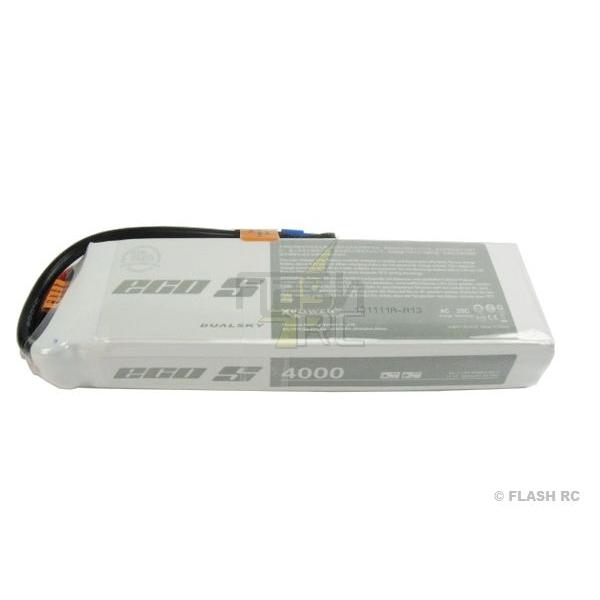 Batterie Dualsky ECO S, lipo 3S 11.1V 4000mAh 25C prise EC3 - DSK-MS2830