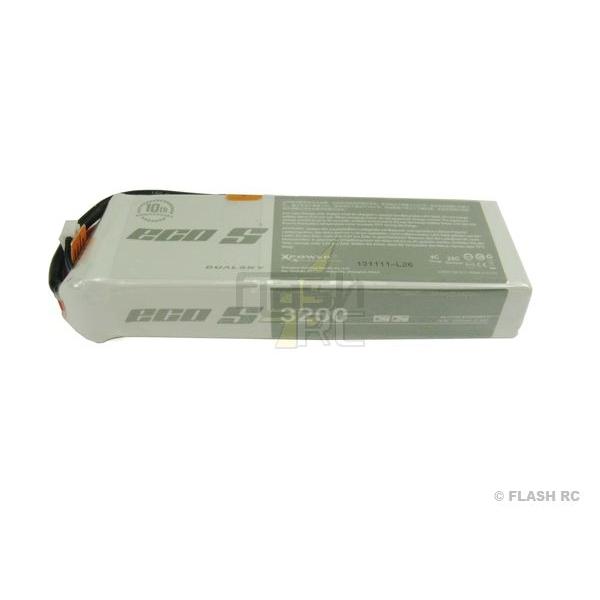 Batterie Dualsky ECO S, lipo 4S 14.8V 3200mAh 25C prise EC3 - XP32004ECO