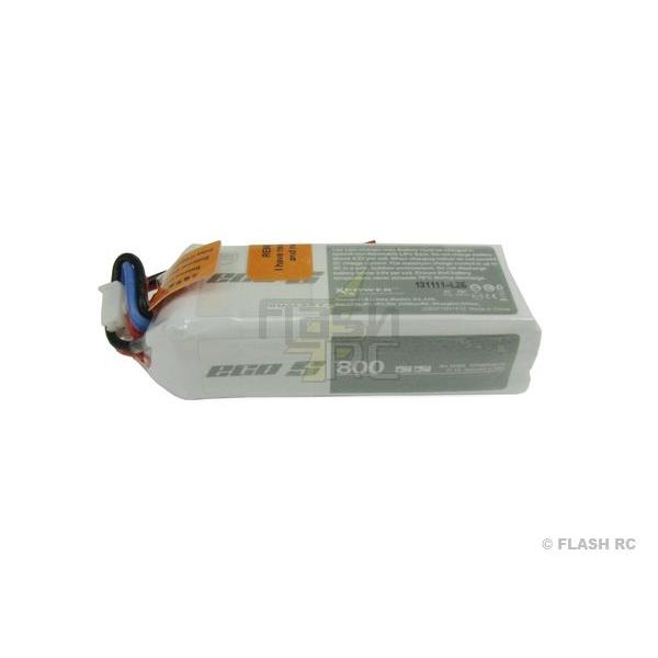 Batterie Dualsky ECO S, lipo 3S 11.1V 800mAh 25C prise jst-bec - XP08003ECO