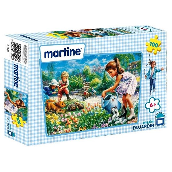 Puzzle 100 pièces - Martine : Martine dans le jardin - Dujardin-61008-2