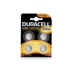 Pack de 4 piles Duracell Lithium CR2032