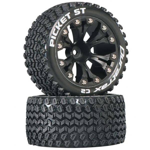 Picket ST 2.8 2WD Mounted 1/2" Offset Blk (2) - DTXC3550