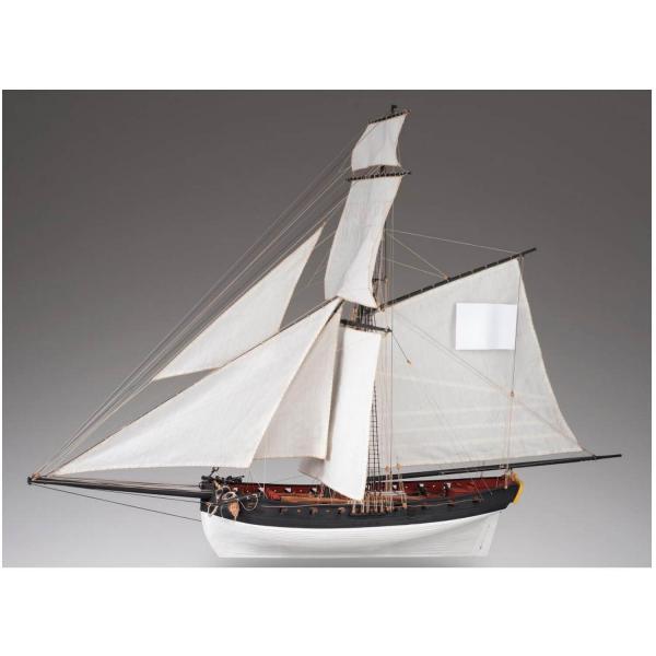 Modelo de barco de madera : Le Cerf - Dusek-S050D009