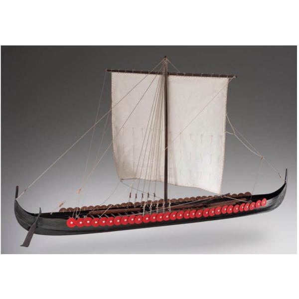 Modelo de barco de madera : Viking Longship - Dusek-S050D005