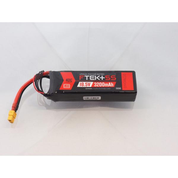 DYMOND F-TEK+ 5S 3200mAh (18,5V) 40C LiPo Pack with LED Indicator (XT60) - Dymond - HSF03199098