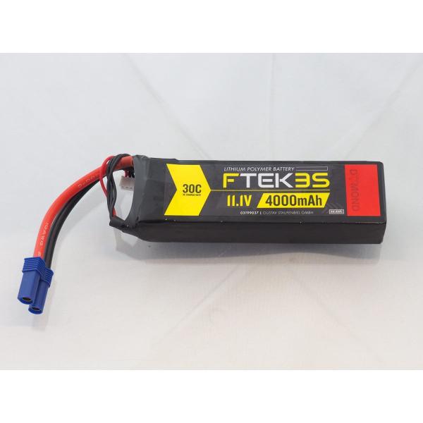 DYMOND F-TEK 3S 4000mAh (11,1V) 30C LiPo Pack (EC3) - Dymond - HSF03199037