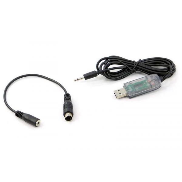Radio 6 voies 2.4Ghz + récepteur RXC7 + câble USB Simulateur - DTM-T002