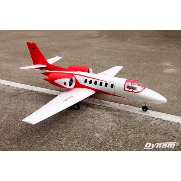 Dynam Cessna 550 Swiss Turbo Jet 1180Mm W/O Tx/Rx/BaTT V2 ARTF JAUNE - DYN8937V2Y