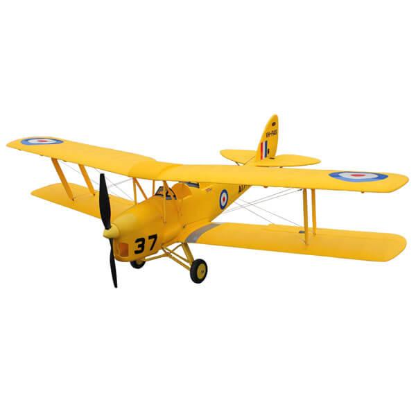 Dynam Tiger Moth Biplane V2 1270Mm W/O Tx/Rx/Batt - DYN8957V2