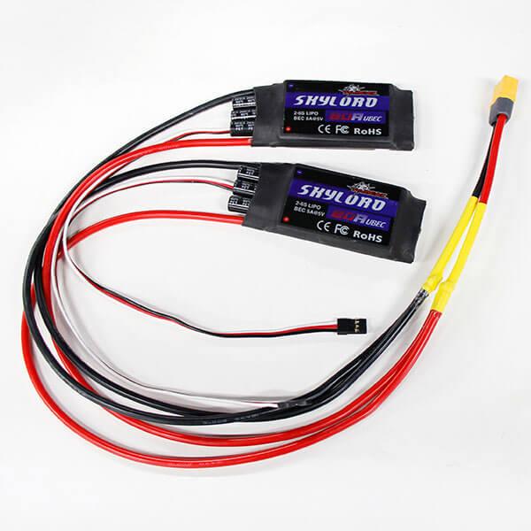 Dynam Gloster Meteor F8 ESC Set pour F.8(Twin 80A) - DY-F.8-T80A