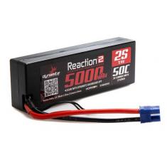 7.4V 5000mAh 2S 50C LiPo, Hardcase: IC3