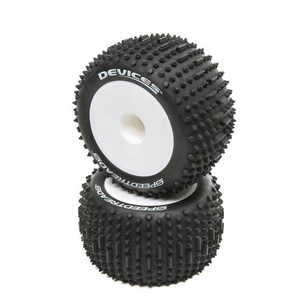 SPEEDTREADS Devices 1/8TH MT TIRES MNTD (2) - DYNW0041