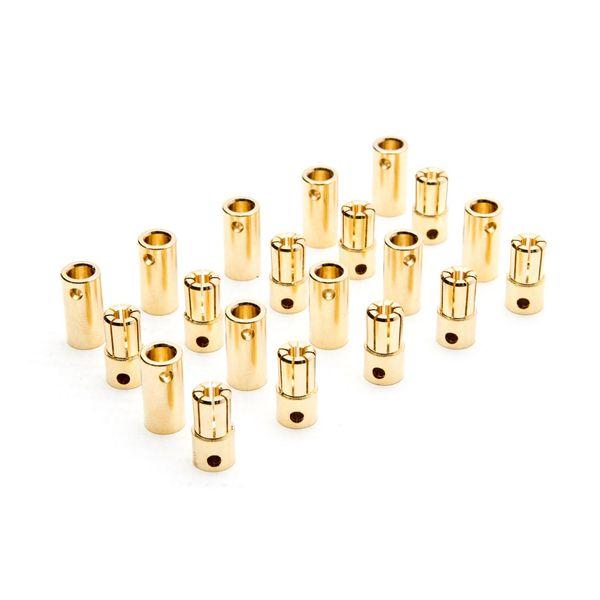 Gold Bullet Connector Set, 6.5mm (10) - DYNC0092