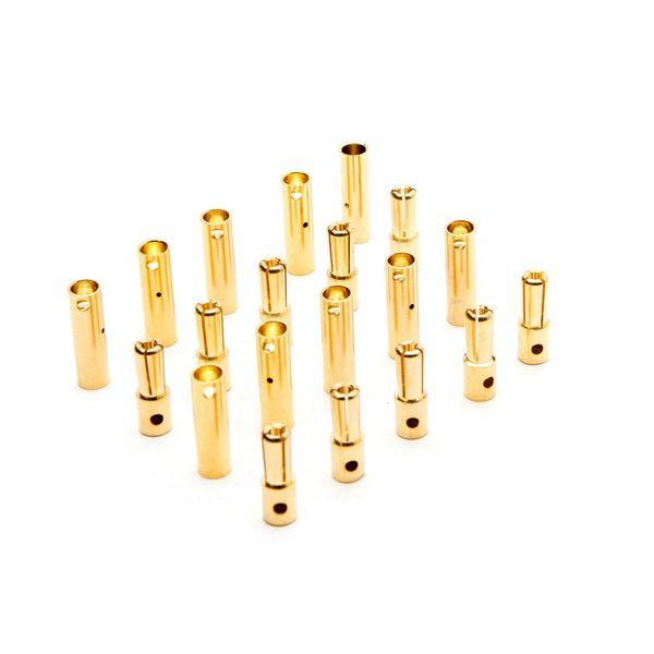 Gold Bullet Connector Set, 4mm (10) - DYNC0087