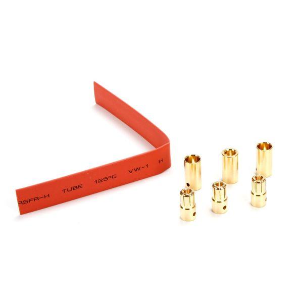 Gold Bullet Connector Set, 6.5mm (3) - EFLA266