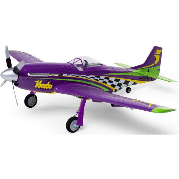 E-Flite UMX P-51D Voodoo BNF Basic 493mm avec AS3X et SAFE Select - EFLU4350