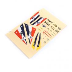 E-flite - Decal Set - F-14 Tomcat 40mm