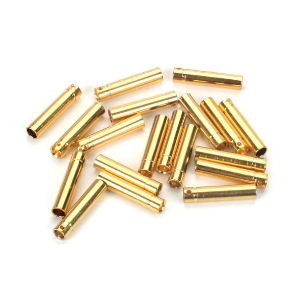 Gold Bullet Connector, Female, 4mm (30) - EFLAEC514