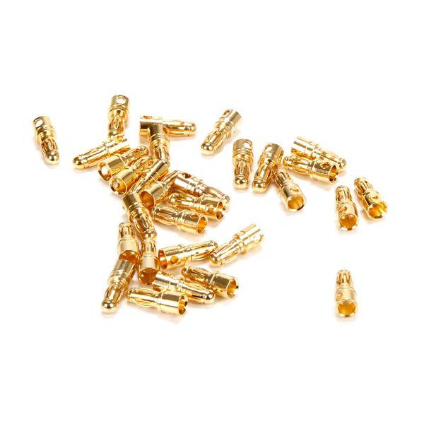 Gold Bullet Connector, Male, 3.5mm (30) - EFLAEC316
