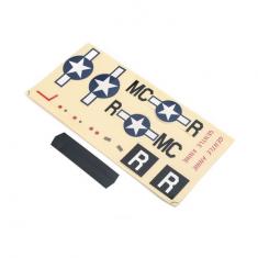 Decalques: UMX P-51 BL