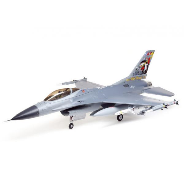 E-flite F-16 Falcon 80mm EDF avec Smart ARF + (sans motorisation) - EFL87870