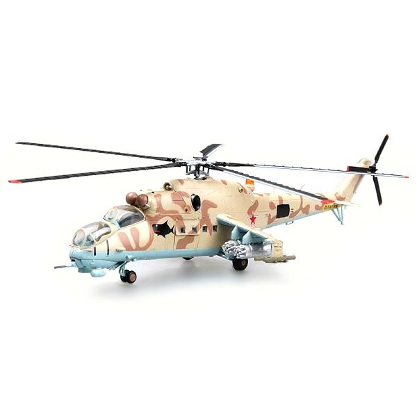 Modell: MIL Mi-24 Hubschrauber - Russische Luftwaffe: Weiß 03 - Easymodel-EAS37035