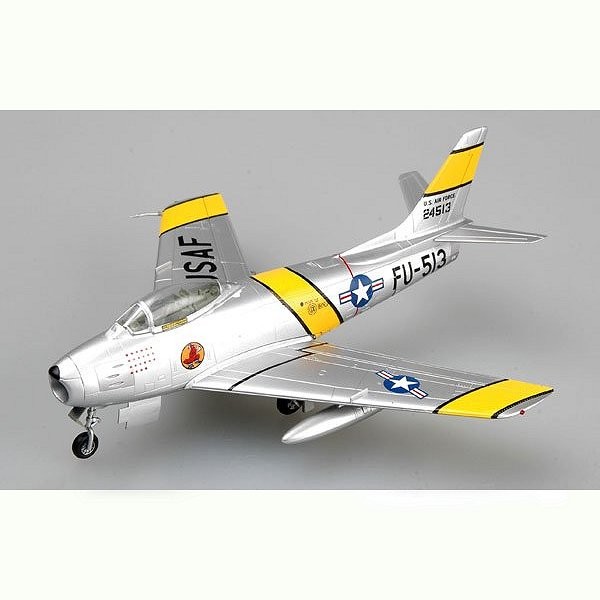 Maqueta: F-86F-1-NA Sabre USAF 334 FS: Maj. James Jabara: Corea, julio de 1953 - Easymodel-EAS37101