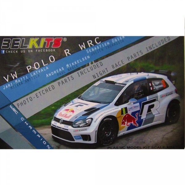 VOLKSWAGEN POLO R WRC 2013 - 1:24e - BELKITS - Ebbro-BEL005