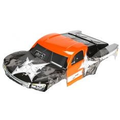 ECX Torment - Carrosserie Orange et Noir - Emectrix RC