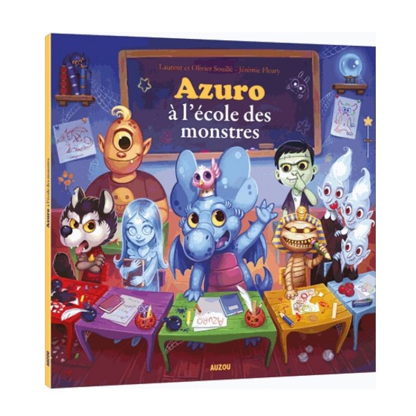 Livre : Azuro à l'école des monstres - Auzou-AU85114