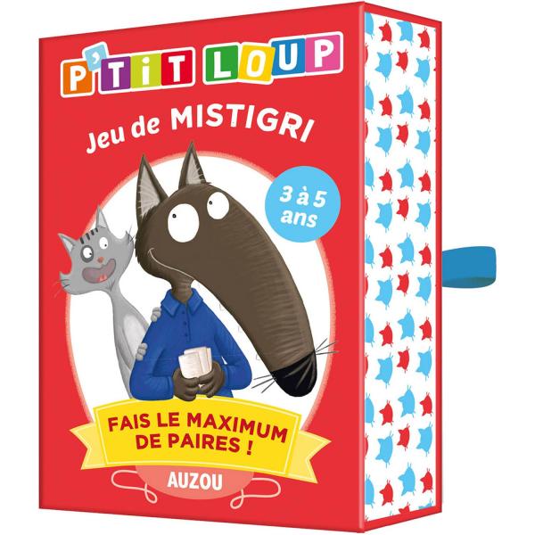 JUEGOS DE TARJETAS - P'TIT LOUP - JUEGO MISTIGRI - Auzou-AU07477