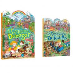 Lot de 2 livres Cherche et Trouve : Royaume Dubazar et Royaume Dufouillis