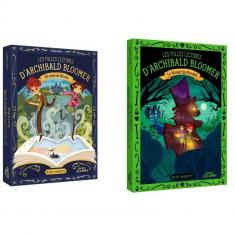 Lot de 2 romans d’aventure : Les folles lectures d’Archibald Bloomer (2 tomes)