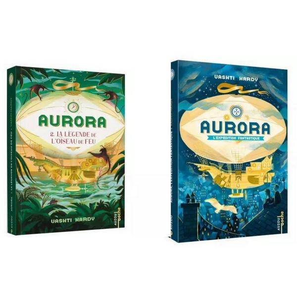 Lot de 2 romans d’aventure : Aurora tome 1 et 2 - AUZOU-KIT221