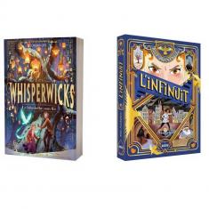 Lot de 2 romans d’aventure, fantastique : Whisperwicks et  L’infinuit