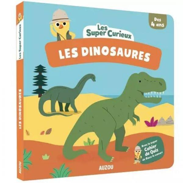 LES SUPER-CURIEUX - LES DINOSAURES - Auzou-AU896471