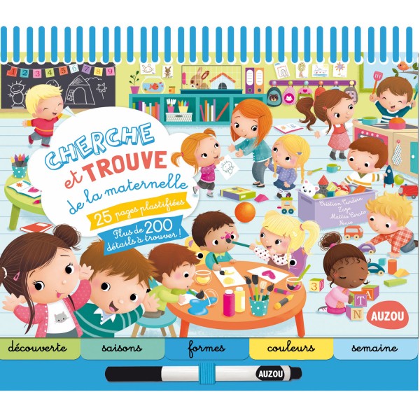 Livre éducatif : Cherche et Trouve de la maternelle - Auzou-AU3410