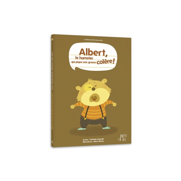 Livre - Mini-Rimes : Albert, le hamster qui pique une grosse colère ! - EveilDecouvertes-66171