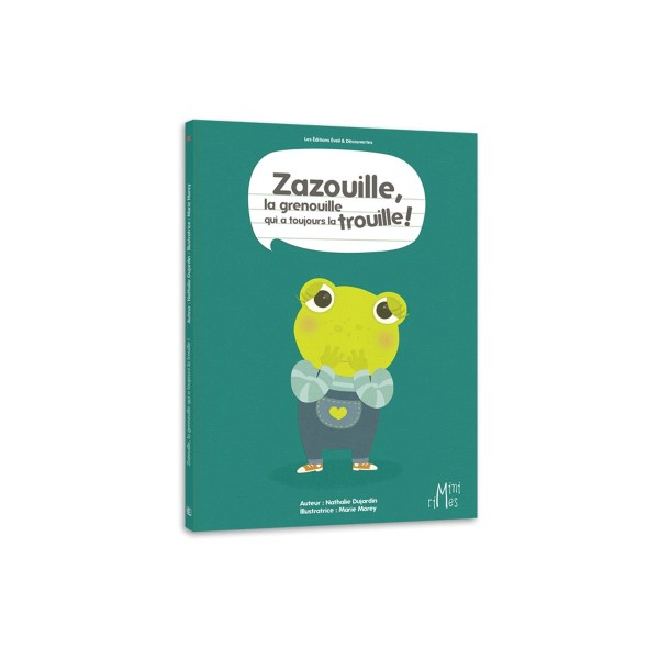 Livre - Mini-Rimes : Zazouille, la grenouille qui a toujours la trouille - EveilDecouvertes-66170