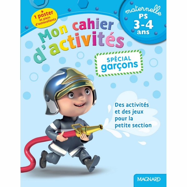 Mon cahier d'activités Petite section : Spécial Garçons - Magnard-75002