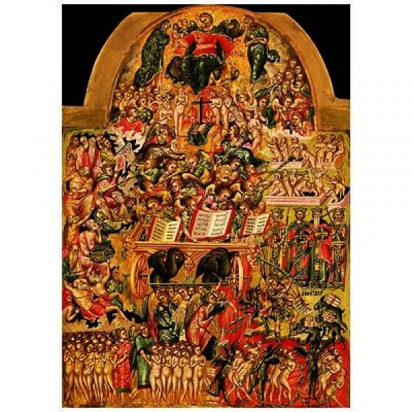 Puzzle 1000 pièces - Art Byzantin : Le jugement dernier - Ricordi-2801N25036