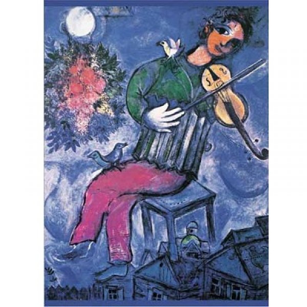 Puzzle 1000 pièces - Art - Chagall : Le Violoniste bleu - Ricordi-15431
