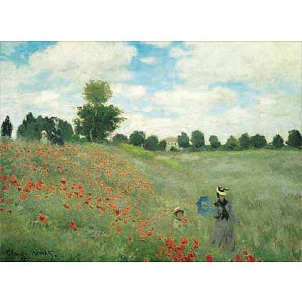 Puzzle 1000 pièces - Monet : Les coquelicots - Ricordi-09659