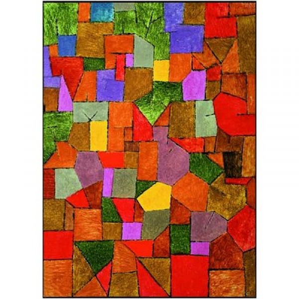 Puzzle 1000 pièces - Paul Klee : Village de montagne - Ricordi-25046