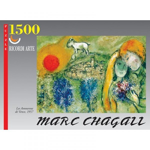 Puzzle 1500 pièces - Chagall : Les Amoureux de Vence, 1957 - Ricordi-15432