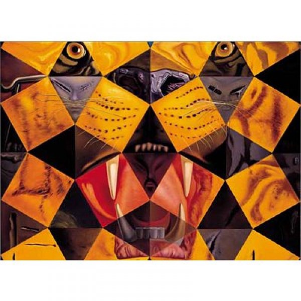 Puzzle 1500 pièces - Dali : Cinquante tigres - Ricordi-26002