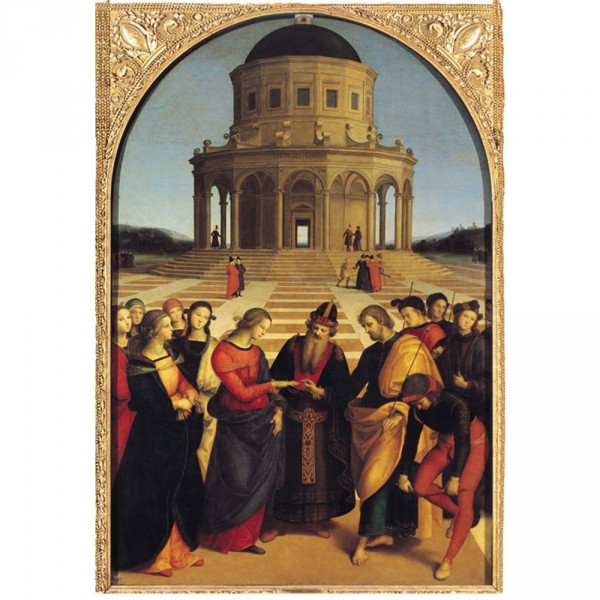 Puzzle 1500 pièces : Mariage de la vierge, Raphaël - Ricordi-2901N26007