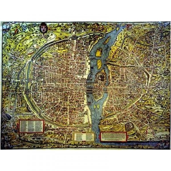 Puzzle 1500 pièces - Plan de Paris - Ricordi-26034