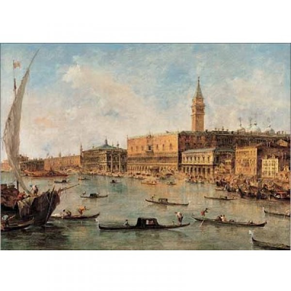 Puzzle 2000 pièces - Art - Guardi : Vue de Venise - Ricordi-16015